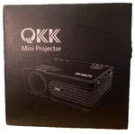 Qkk Mini Projector Portable Movie Video Home Theater. Fixed Price $26.59.