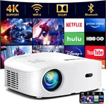 4K Wifi Bluetooth - Smart 1080P Projector, Movie Netflix/am. Fixed Price $969.02.