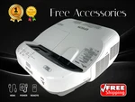 Epson Brightlink 585WI 3LCD Projector Ultra Short Throw 3300 Lumens 4K W/kit. Fixed Price $307.44.