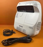 Epson Brightlink 595WI, Hdmi Projector, 3300 Lumens 1280X800, 405 Lamp Hours. Fixed Price $75.00.