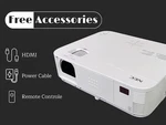 Bright Dlp Projector 3200 Lumens, Pc 3D Ready - Sharp Image For Home & Office. Fixed Price $106.30.