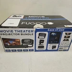 Fugoo 1080P Home Theater Projector Bundle 250 Ansi 120" Screen Soundbar Tripod. Fixed Price $78.98.