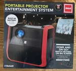 Rca RPJ065 Portable Projector Home Theater Entertainment System - Black/red New!. Fixed Price $69.99.