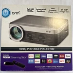 Onn ONA19AV901 3100 Lumens Portable Projector Brand New. Fixed Price $109.99.