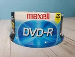 Maxell 25PK Dvd-r 16X Write Speed Once 4.7GB 120MIN New, Sealed. Fixed Price $6.99.