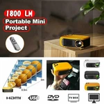 A2000 Mini Portable Lcd 800 Lumen Projectors Home Theater Yel Us Plug. Fixed Price $16.69.