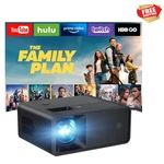 High Brightness Mini Projector: 8000 Lumen, 1080P, Ideal For Family Movie Nights. Fixed Price $58.95.