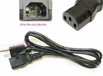 Viewsonic PJ558D PJ559D PJ560D PJ562 PJ588D Projector Power Cable Cord Plug Ac. Fixed Price $10.95.