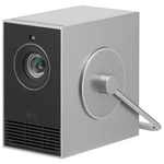 Lg Cinebeam Q HU710PB 4K Smart Portable Projector + Leather Case. Fixed Price $650.00.