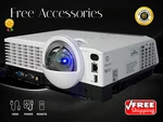 Ricoh Pj WX4241N Dlp Projector Short-throw Wireless 3300 Lumens Pc 3D Ready Wxga. Fixed Price $259.25.