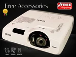 Epson Powerlite 520 3LCD 4K Projector Short-throw 2700 Lumens Byod 16W Speaker. Fixed Price $110.75.
