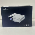 Auking Mini Projector Full Hd 1080P Built-in Speaker Model No. M8-F New. Fixed Price $29.99.