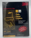 3M Pp 2200 Transparency Film For Copiers 8 1/2" X 11" 100 Sheets New, Sealed. Fixed Price $11.99.