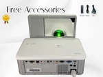 Smart UF70 Dlp Projector Ultra Short Throw 3000 Ansi Hdmi Accessories Bundle. Fixed Price $119.89.