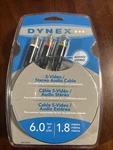 New Dynex DX-AV031 Premium High-quality S-video Cable Gold Plated 6FT. Fixed Price $9.99.
