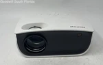 Nicpow Model RD850 White Portable Desktop Projector For Home Theater Not Tested. Fixed Price $19.99.