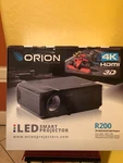 Orion 4K Hdmi 3D R200 Led Smart Projector. Retails For $5000. Save!!!. Fixed Price $1999.99.