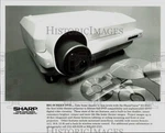 1977 Press Photo Sharp Vision XV-S55U Home Theater Projector LRA58141. Fixed Price $24.99.