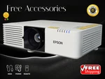 Epson Powerlite L500W 3LCD Projector Laser Phosphor 5000 Lumens Wxga 2160P W/kit. Fixed Price $935.00.