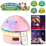 Innovative Mushroom Design Star Projector - Soothing Led Night Light For Kids. Fixed Price $37.99.