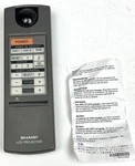 Genuine Oem Sharpvision Lcd Projector XG-1500U Remote Control G0800SA Euc. Fixed Price $19.99.