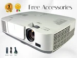 Ultra Bright Nec NP-M271X 3LCD Projector 4K 2700 Lumens 2160P + Year Warranty. Fixed Price $137.66.