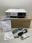 Epson Powerlite 975W 3LCD Wxga Projector H835A Complete In Box. Fixed Price $550.00.