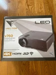 Vector Projection V760 Led 4K Hdmi 3D Projector Brand New Ready Ship. Fixed Price $339.99.