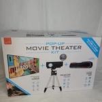 Ilive Pop-up Movie Theater Kit With 120 In Screen Hdmi Projector Bluetooth Sound. Fixed Price $169.99.