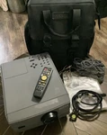 Vintage Telex P-600 Lcd Projector W/original Carrying Case & Remote *tested*. Fixed Price $125.00.