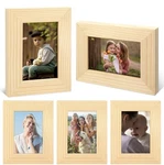 Kigley 6 Pcs 2.5 X 3.5 Inches Picture Mini Rustic Frames Brown. Fixed Price $14.99.