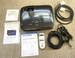 Epson EX5200 Lcd Projector Xga 1024X768 W/ Remote Cables Carry Case. Fixed Price $100.00.