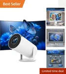 Innovative Mini Projector With 1280X720 Resolution & Built-in Streaming Services. Fixed Price $102.99.