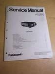 Panasonic Lcd Projector PT-L292U Service Manual *free Shipping*. Fixed Price $9.99.