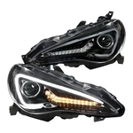 Jet Black Fits 2012-2017 Fr-s /86 Led Sequential Signal Projector Headlights. Fixed Price $378.99.