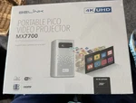 Belink Portable Pico Theatre Video Projector MX7700 4K Ultra Hd. Fixed Price $200.00.