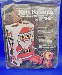 Needlepoint Embroidery Kris Kringle Doorstop/bookend Bernat Kit W03051 Christmas. Fixed Price $22.00.