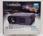 Orion R400 Led Android Smart 4K 3D Projector Full Hdmi 1920 X 1080. Fixed Price $234.99.