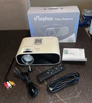 Elephas W90 Led Home Theater Gaming Video Projector 480P Hdmi/vga /TF/USB/PC/PS4. Fixed Price $60.00.