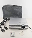 Panasonic TH-AE100 Lcd Home Theater Projector W/ Remote, Vga Cables & Case Test. Fixed Price $80.00.