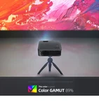 Aun Mini Projector Smart Tv Wifi Portable Home Theater Cinema Battery Sync Phone. Fixed Price $129.99.