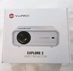 Vivimage Explore 2 Mini Projector Model C490 1080P Supported Portable. Fixed Price $62.99.