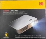 Kodak Luma 450 Portable Projector, Smart 1080P Pico W/tripod - Mint !!. Fixed Price $400.00.