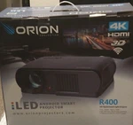 R400 Led Android Smart Projector Screen. Fixed Price $365.00.