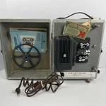 Keystone K-60 Deluxe 8MM Movie Projector Works Complete W/ Tags Attached. Fixed Price $84.98.