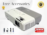 Epson Powerlite 84+ 3LCD Projector 2600 Lumens 1080I Vga Free Hdmi Adapter. Fixed Price $105.00.