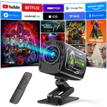 W&o 4K 1080P Mini Projector Wifi Bluetooth Uhd Portable Home Theater, Android. Fixed Price $48.95.