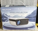 Nicpow Video Projector White/black - Model RD850, Mpn. Fixed Price $60.00.