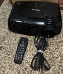 Optoma T612 Dlp Projector 1157 Lamp Hours With Remote. Tested. Fixed Price $39.99.