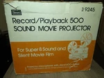 Sears 39245 Record/playback 500 Sound Movie Projector Box Working Read. Fixed Price $99.99.
